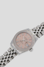 Load image into Gallery viewer, Datejust Pink Dial 18K White Gold and Stainless Steel Watch by Rolex
