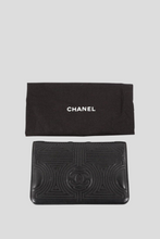 Load image into Gallery viewer, Black GHW Stitch Lambskin Wallet On Chain by Chanel
