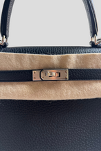 Load image into Gallery viewer, Black PHW Kelly Retourne 25 Togo Bag by Hermès
