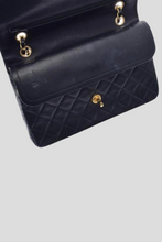 Load image into Gallery viewer, Black GHW Lambskin Medium Classic Double Flap Bag by Chanel
