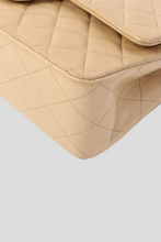 Load image into Gallery viewer, Beige GHW Lambskin Medium Classic Double Flap Bag by Chanel
