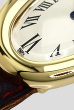 Load image into Gallery viewer, Brown 18K Yellow Gold Baignoire Watch by Cartier
