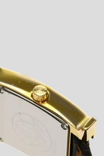 Load image into Gallery viewer, Black Yellow Gold Plated Steel Heure H Medium Watch by Hermès
