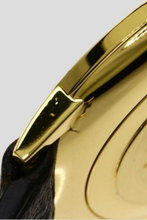 Load image into Gallery viewer, Black 18K Yellow Gold Patrimony Manual Winding Watch by Vacheron Constantin
