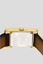 Load image into Gallery viewer, Black Yellow Gold Plated Steel Heure H Medium Watch by Hermès
