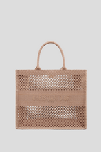 Load image into Gallery viewer, Blush Pink Mesh Embroidery Large Dior Book Tote by Dior
