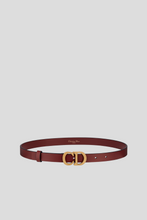 Load image into Gallery viewer, Brick Red Ultrasoft Calfskin Saddle 20mm Belt by Dior
