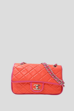 Load image into Gallery viewer, Bi-Color SHW Lambskin Medium Single Flap Bag by Chanel
