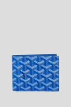 Load image into Gallery viewer, Blue Goyardine Victoire Bi-Fold Wallet by Goyard
