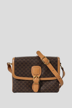 Load image into Gallery viewer, Brown Old Céline Macadam Crossbody Bag by Celine
