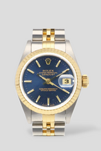 Load image into Gallery viewer, Datejust Blue Dial 18K Yellow Gold and Stainless Steel Watch by Rolex
