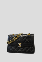 Load image into Gallery viewer, Black Bi-Color Hardware Lambskin Matelasse Paris Limited Double Flap Bag by Chanel
