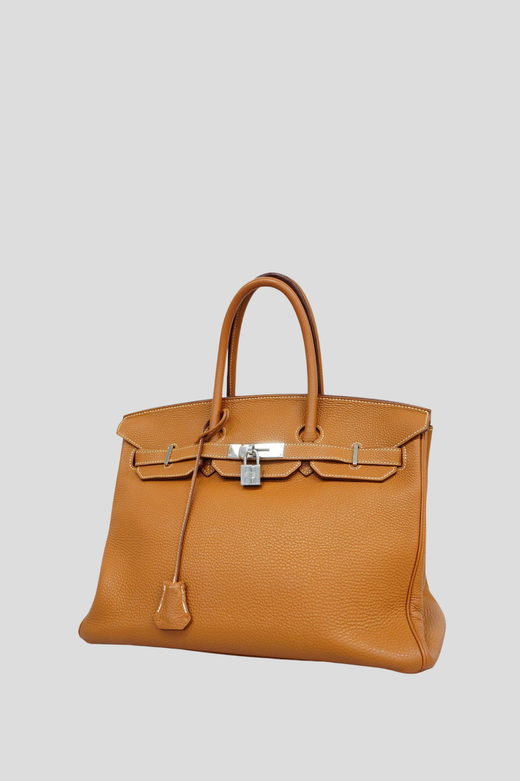 Gold PHW Birkin 35 Togo Leather Bag by Hermès