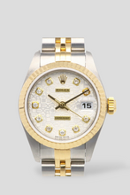 Load image into Gallery viewer, Datejust White Jubilee Diamond Dial 18K Yellow Gold and Stainless Steel Watch by Rolex
