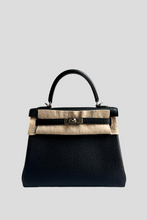 Load image into Gallery viewer, Black PHW Kelly Retourne 25 Togo Bag by Hermès
