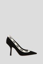 Load image into Gallery viewer, Black Suede Embroidered J&#39;adior Heels Size 39 / UK 6 by Dior
