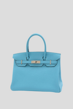 Load image into Gallery viewer, Bleu Du Nord PHW Birkin 30 Togo Leather Bag by Hermès
