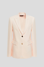 Load image into Gallery viewer, Blush Silk And Wool Blend Blazer Size IT 42 / UK 10 by Loro Piana
