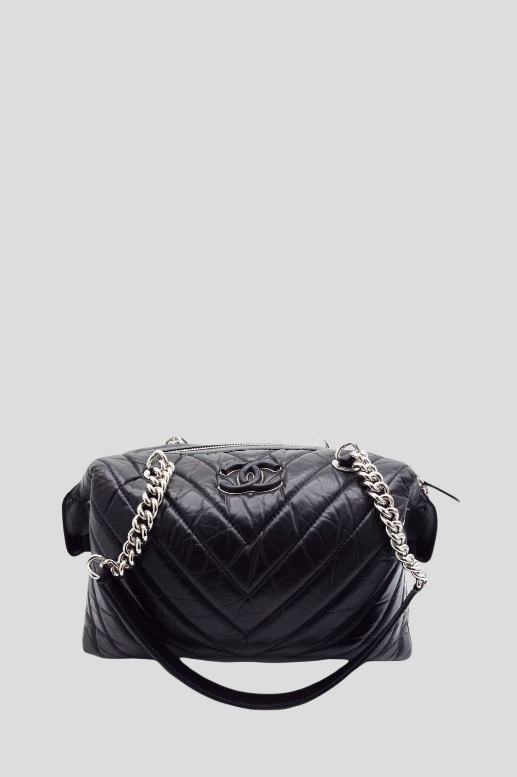 Black Soft Bowling Bag by Chanel