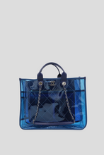 Load image into Gallery viewer, Blue Coco Splash Medium PVC Tote by Chanel
