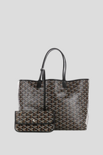 Load image into Gallery viewer, Black Goyardine Saint Louis PM Bag by Goyard
