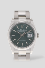 Load image into Gallery viewer, Datejust Mint Green Dial Stainless Steel Watch by Rolex
