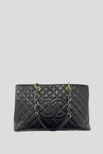 Load image into Gallery viewer, Black GHW Caviar XL GST Grand Shopping Tote by Chanel
