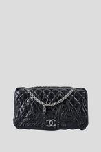 Load image into Gallery viewer, Black RHW Limited Edition Lambskin Paris Moscow Jumbo Flap Bag by Chanel
