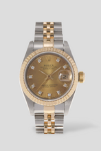 Load image into Gallery viewer, Datejust 18K Yellow Gold Diamond Dial and Stainless Steel Watch by Rolex
