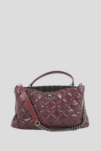 Load image into Gallery viewer, Bordeaux RHW Aged Calfskin Tweed Quilted Portobello Tote by Chanel
