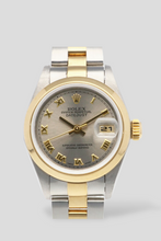 Load image into Gallery viewer, Datejust Silver Dial 18K Yellow Gold and Stainless Steel Watch by Rolex
