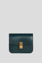 Load image into Gallery viewer, Green Classic Box Small Bag by Celine
