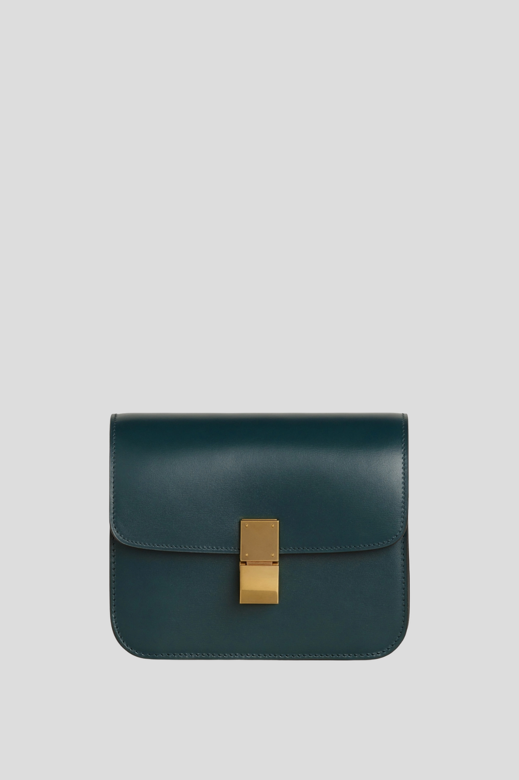 Green Classic Box Small Bag by Celine