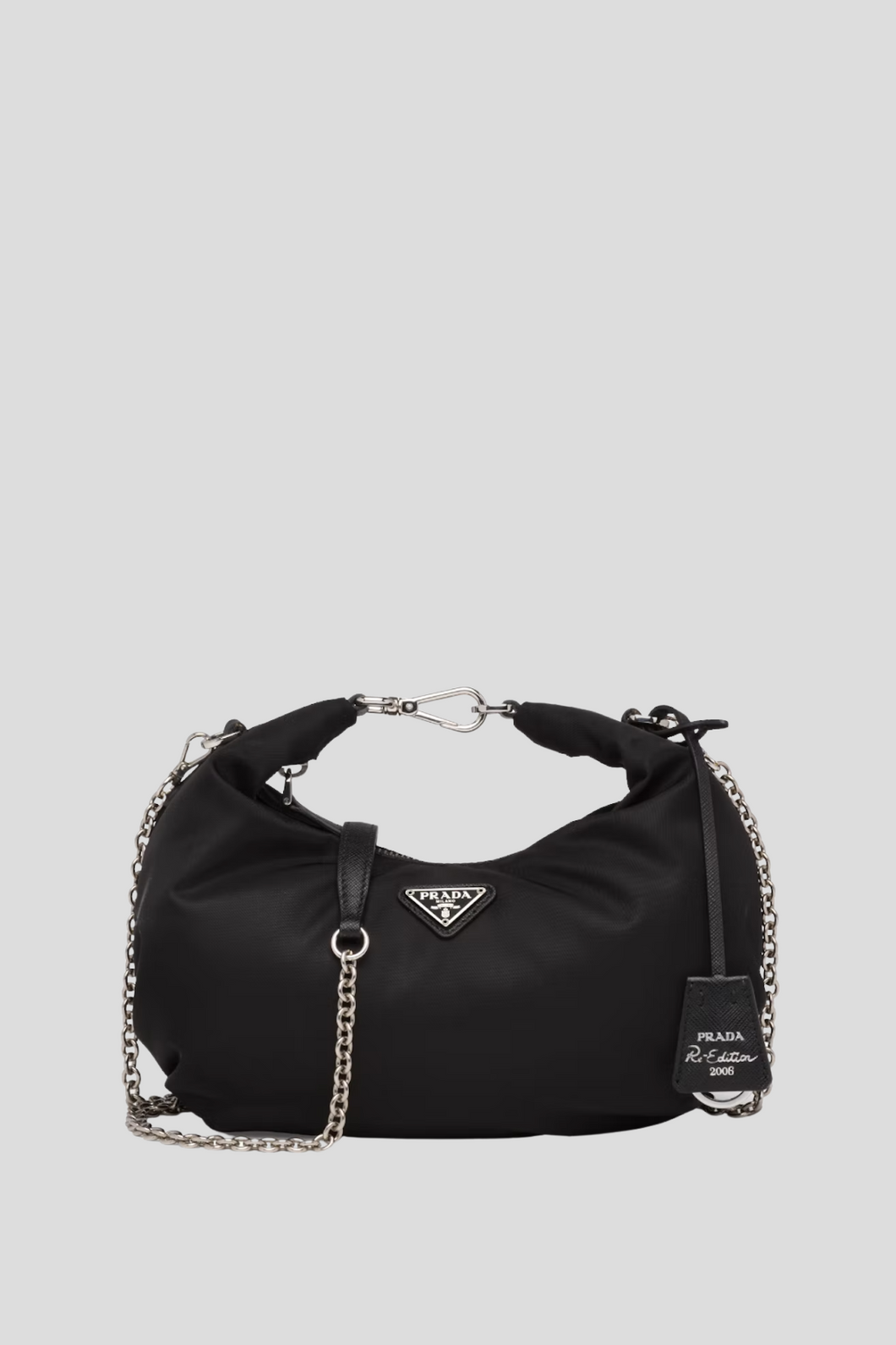 Black Re-Edition 2006 Nylon Bag by Prada