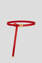 Load image into Gallery viewer, Bright Red Smooth Calfskin Diorpolytechnique 17mm Belt by Dior
