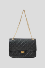 Load image into Gallery viewer, Black GHW Aged Calfskin Large 2.55 Bag by Chanel
