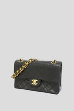 Load image into Gallery viewer, Black GHW Lambskin Small Classic Double Flap Bag by Chanel
