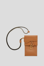 Load image into Gallery viewer, Cognac Goatskin Saddle Multifunction Pouch by Dior
