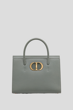 Load image into Gallery viewer, Grey Grained Calfskin Large St Honoré Tote by Dior
