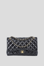 Load image into Gallery viewer, Black GHW Lambskin Jumbo Classic Double Flap Bag by Chanel
