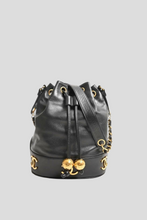 Load image into Gallery viewer, Black Triple Coco Bucket Bag by Chanel
