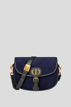 Load image into Gallery viewer, Blue Suede Medium Bobby Bag by Dior
