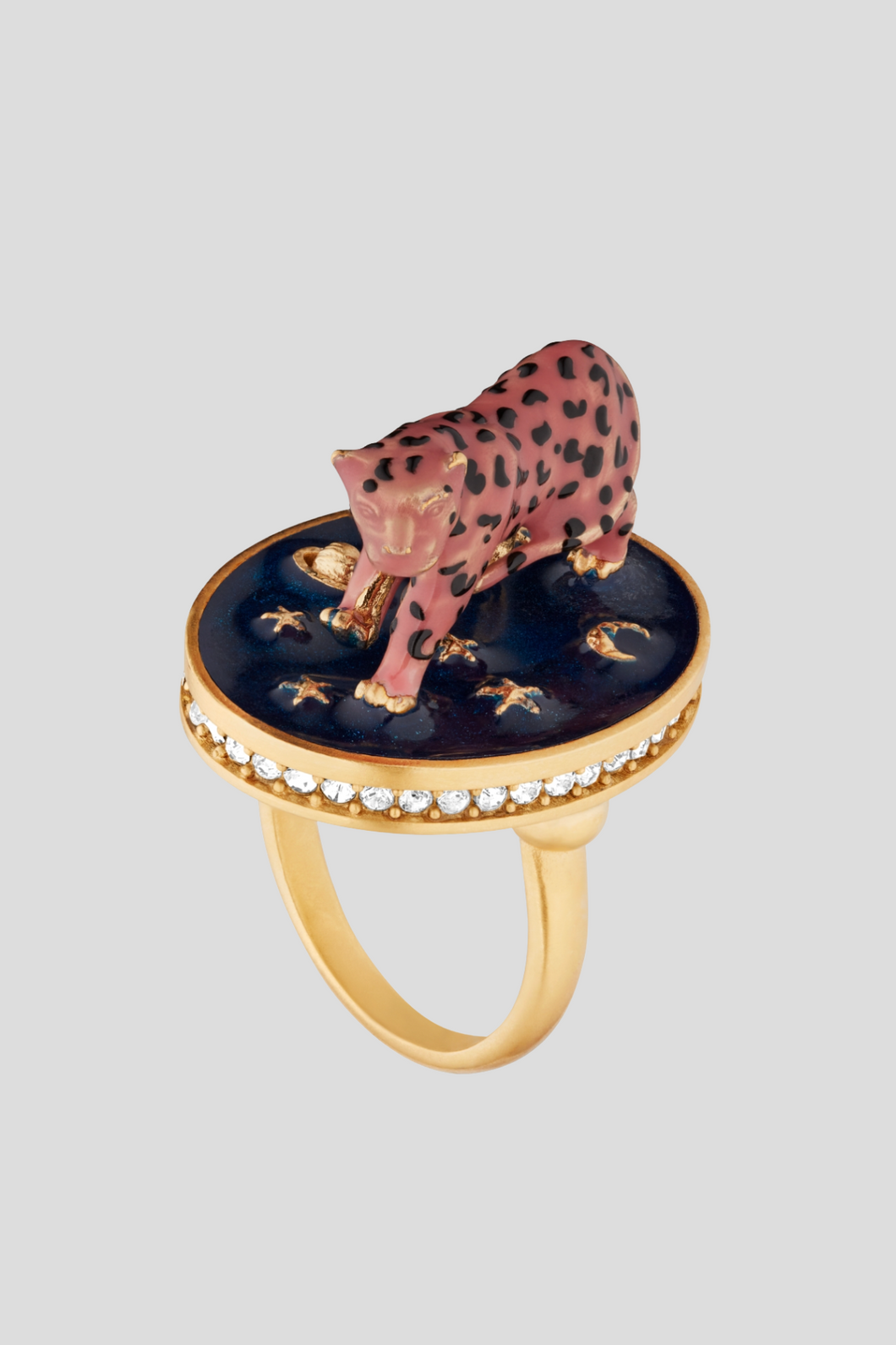 Gold D-Charms Pop Ring by Dior