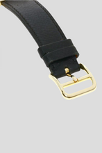 Load image into Gallery viewer, Black Yellow Gold Plated Steel Heure H Medium Watch by Hermès
