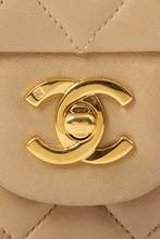 Load image into Gallery viewer, Beige GHW Lambskin Medium Classic Double Flap Bag by Chanel
