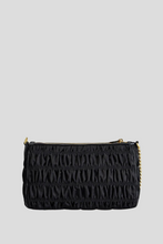 Load image into Gallery viewer, Black Tessuto Gaufre Shoulder Bag by Prada
