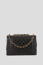 Load image into Gallery viewer, Black GHW Lambskin Jumbo Single Flap Bag by Chanel
