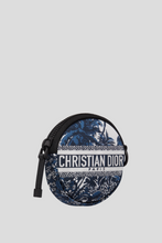 Load image into Gallery viewer, Blue Dior Palms Technical Fabric DiorTravel Coin Purse by Dior
