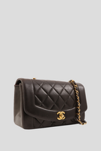 Load image into Gallery viewer, Black GHW Lambskin Diana Bag by Chanel
