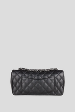 Load image into Gallery viewer, Black SHW Caviar East West Classic Flap Bag by Chanel
